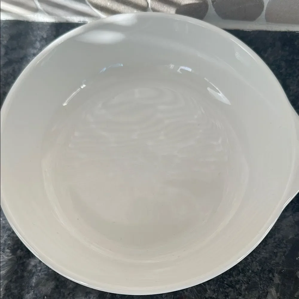 VINTAGE Corning Ware White and Blue Floral skillet pan